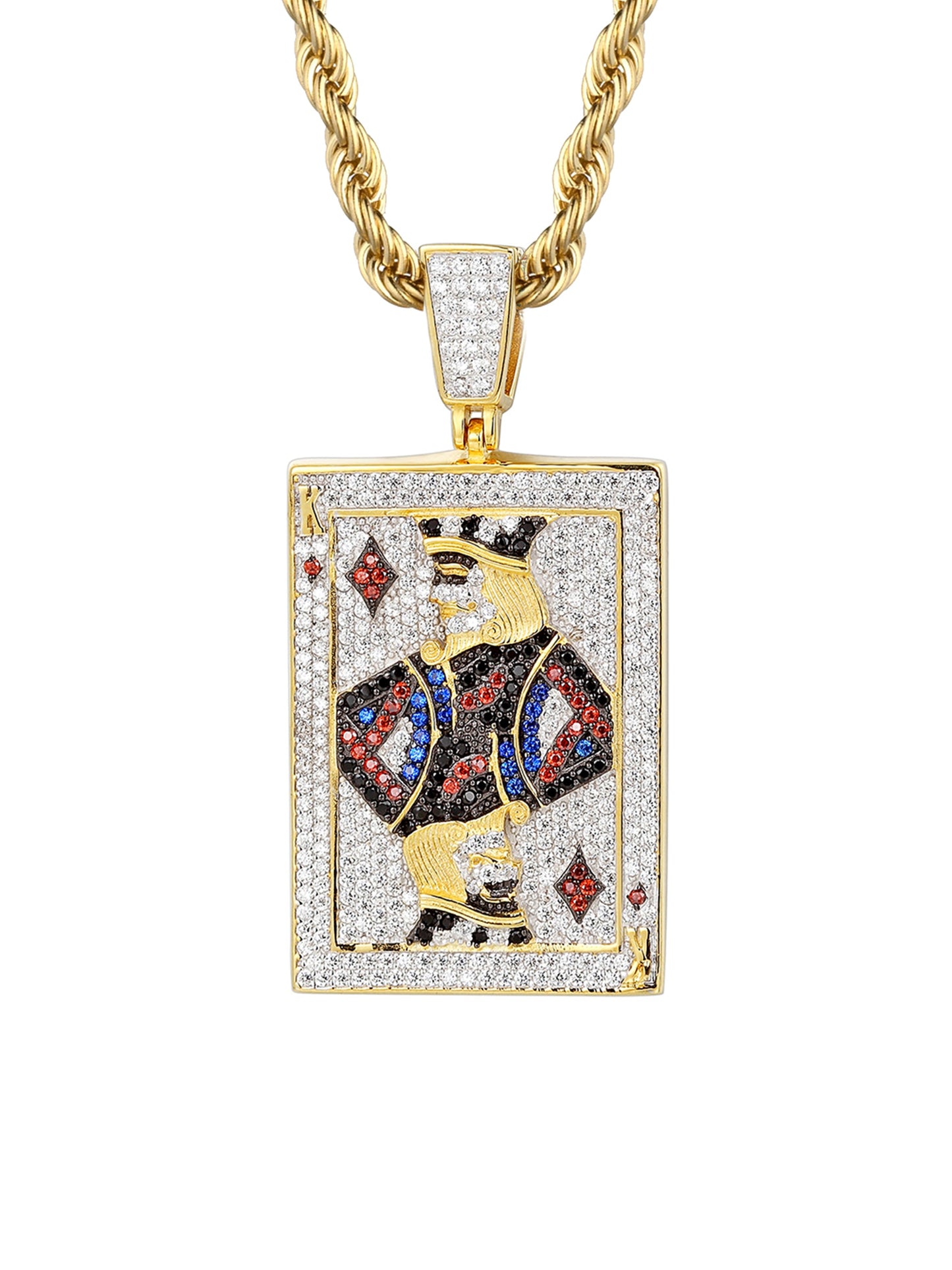 Collana "RE DI QUADRI" Gold