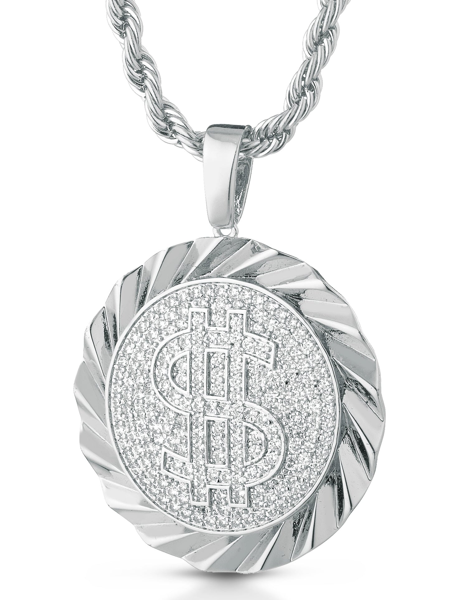 Collana "DOLLAR MEDALLION" Silver