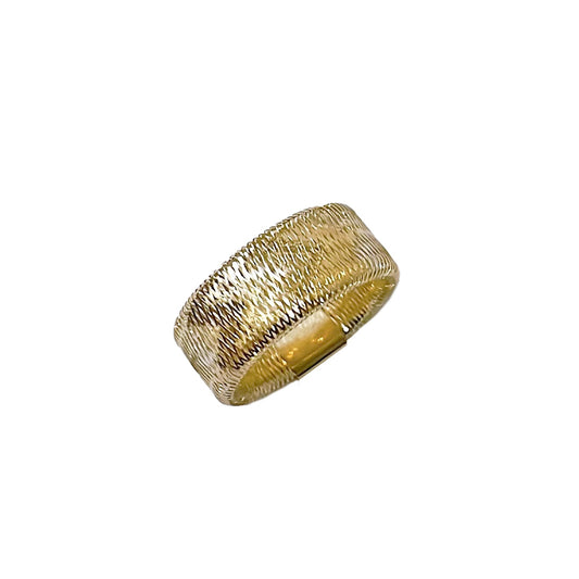 Anello a molla in oro 18kt