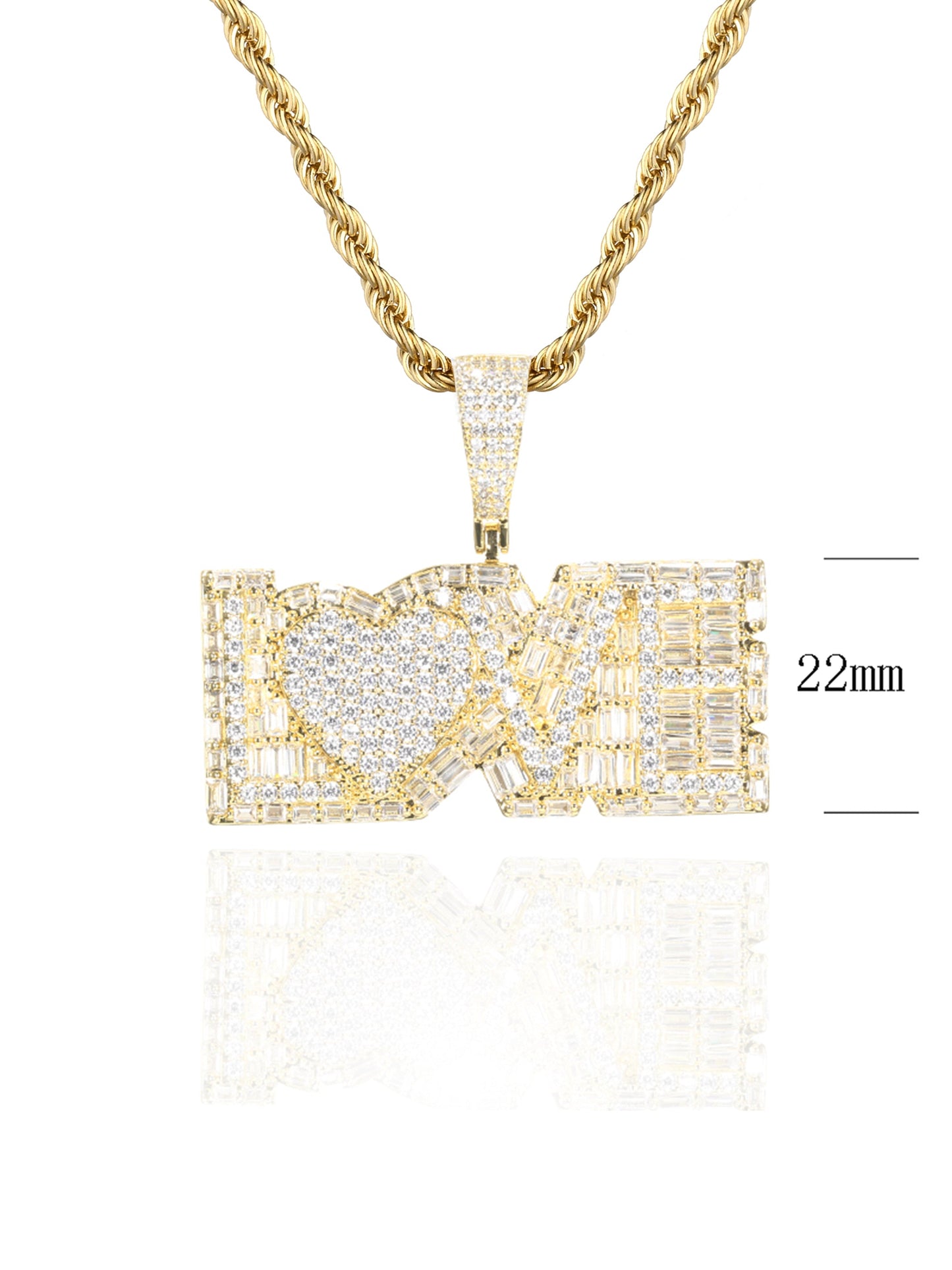 Collana "LOVE MIX BAGUETTE" Gold