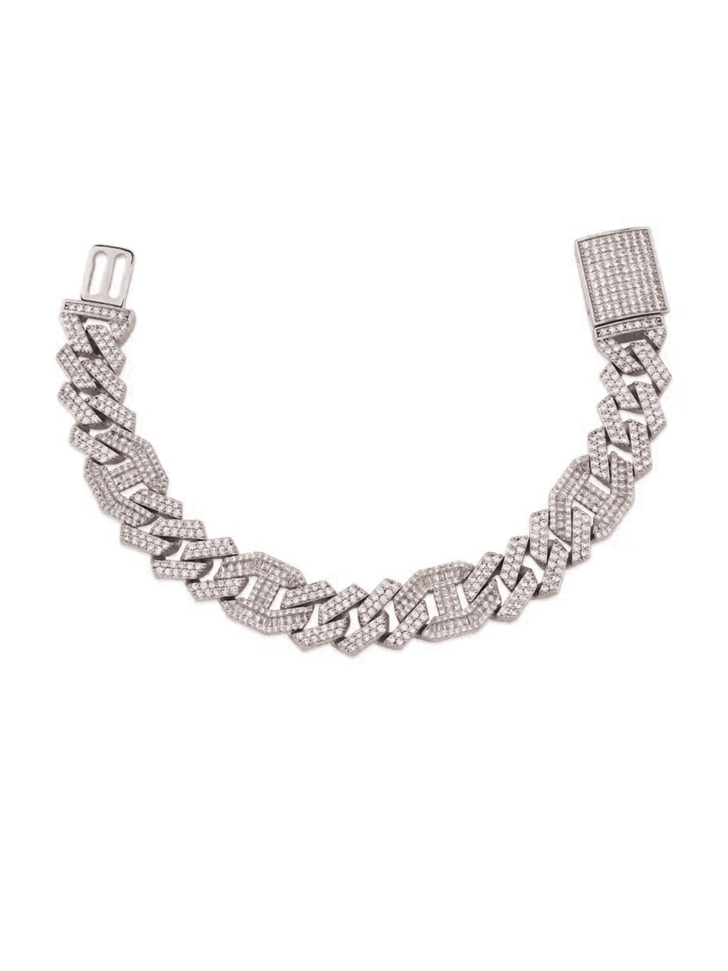 Bracciale "SHARP BAGUETTE Silver