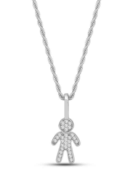 COLLANA BEBE' IN ARGENTO