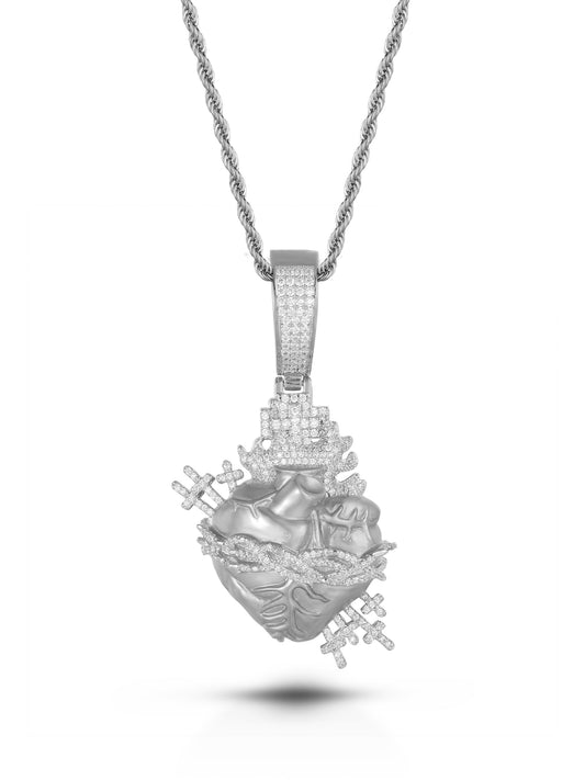 Collana "HEART OF CHRIST" Silver