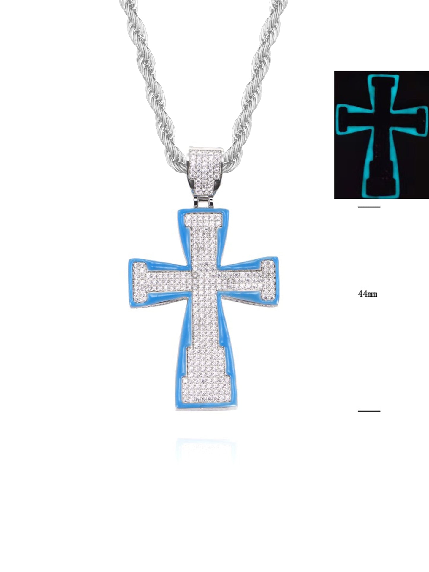 Collana "REFLECTIVE CROSS" Silver