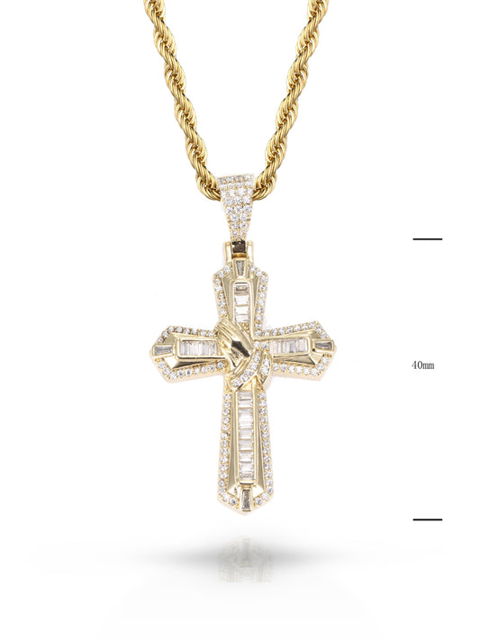 Collana "HANDS CROSS" Gold