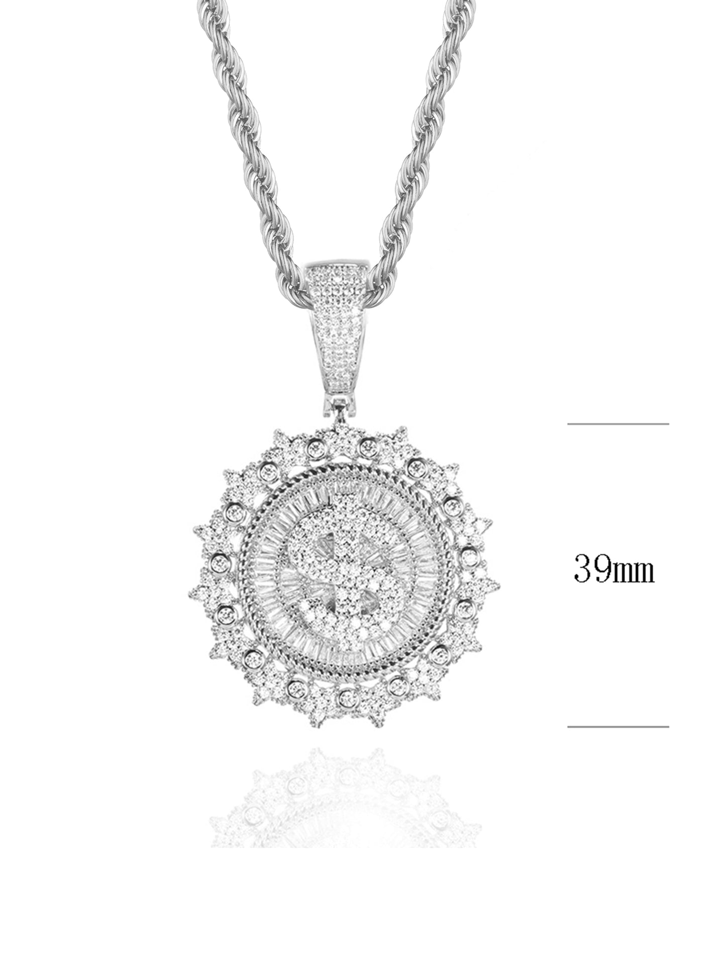 Collana "USD MEDALLION" Silver