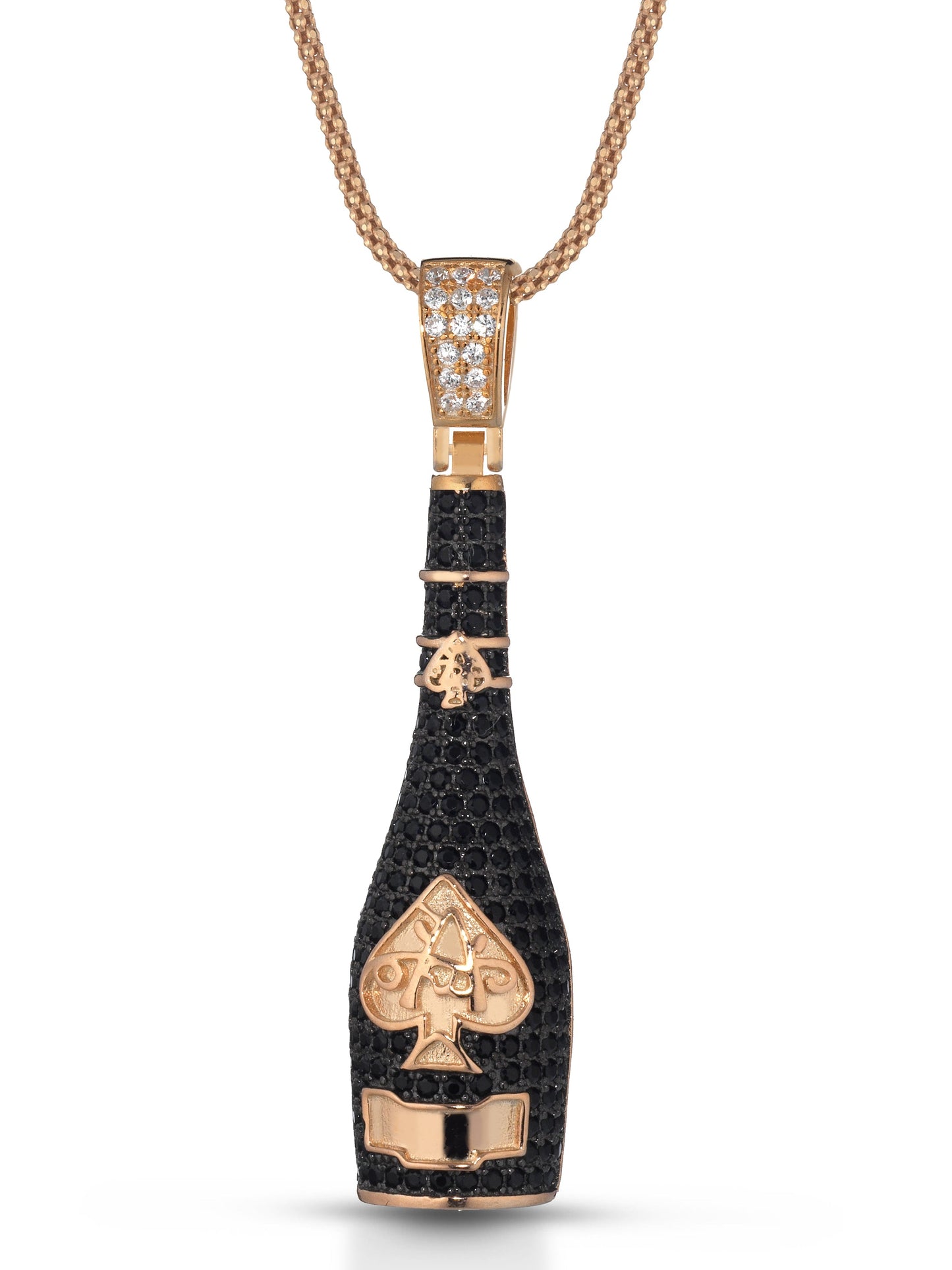 Collana "LUXURY CHAMPAGNE" Rose-Black