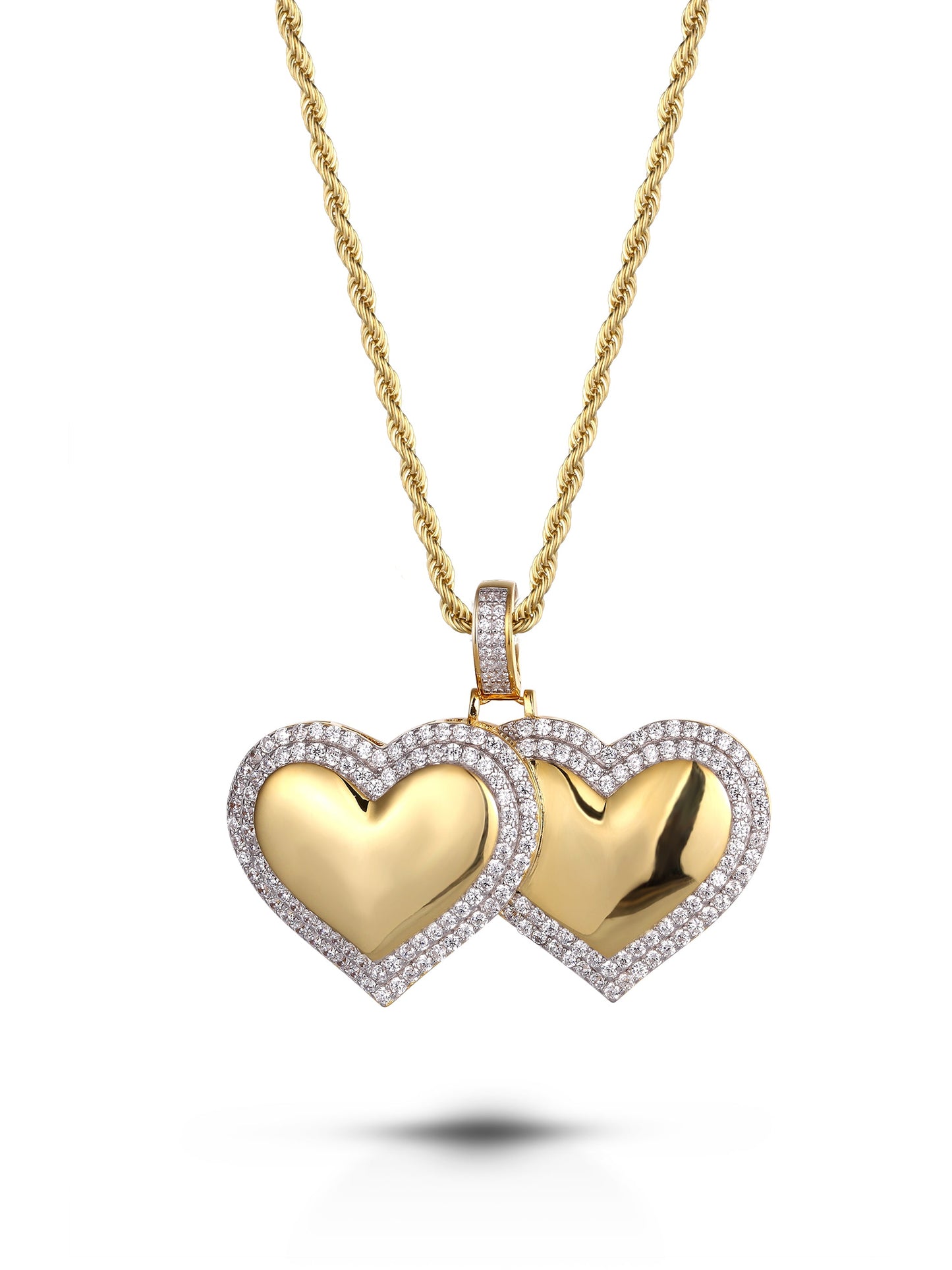 Collana "DOUBLE HEART" Gold