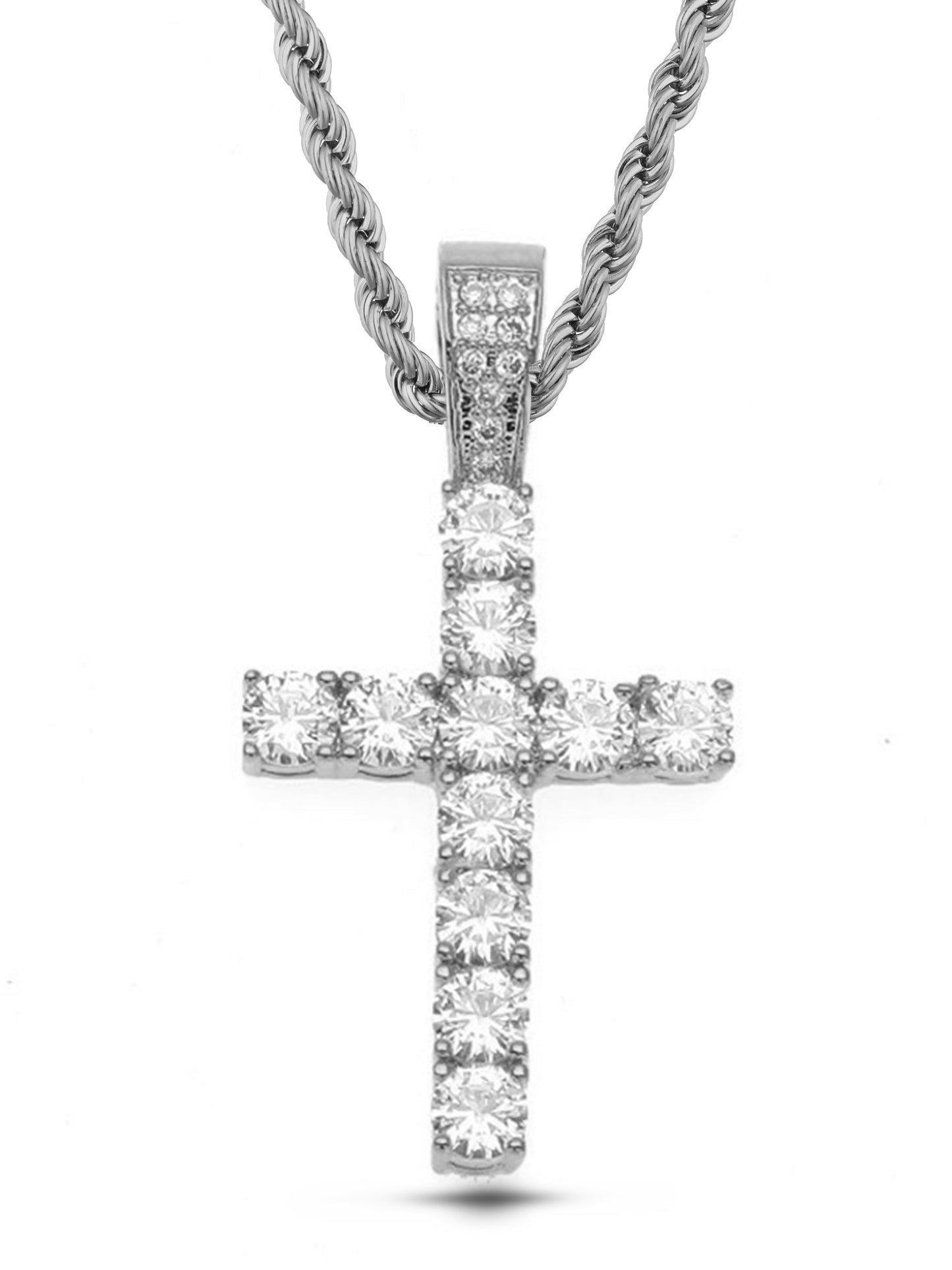 Collana "Croix" Silver