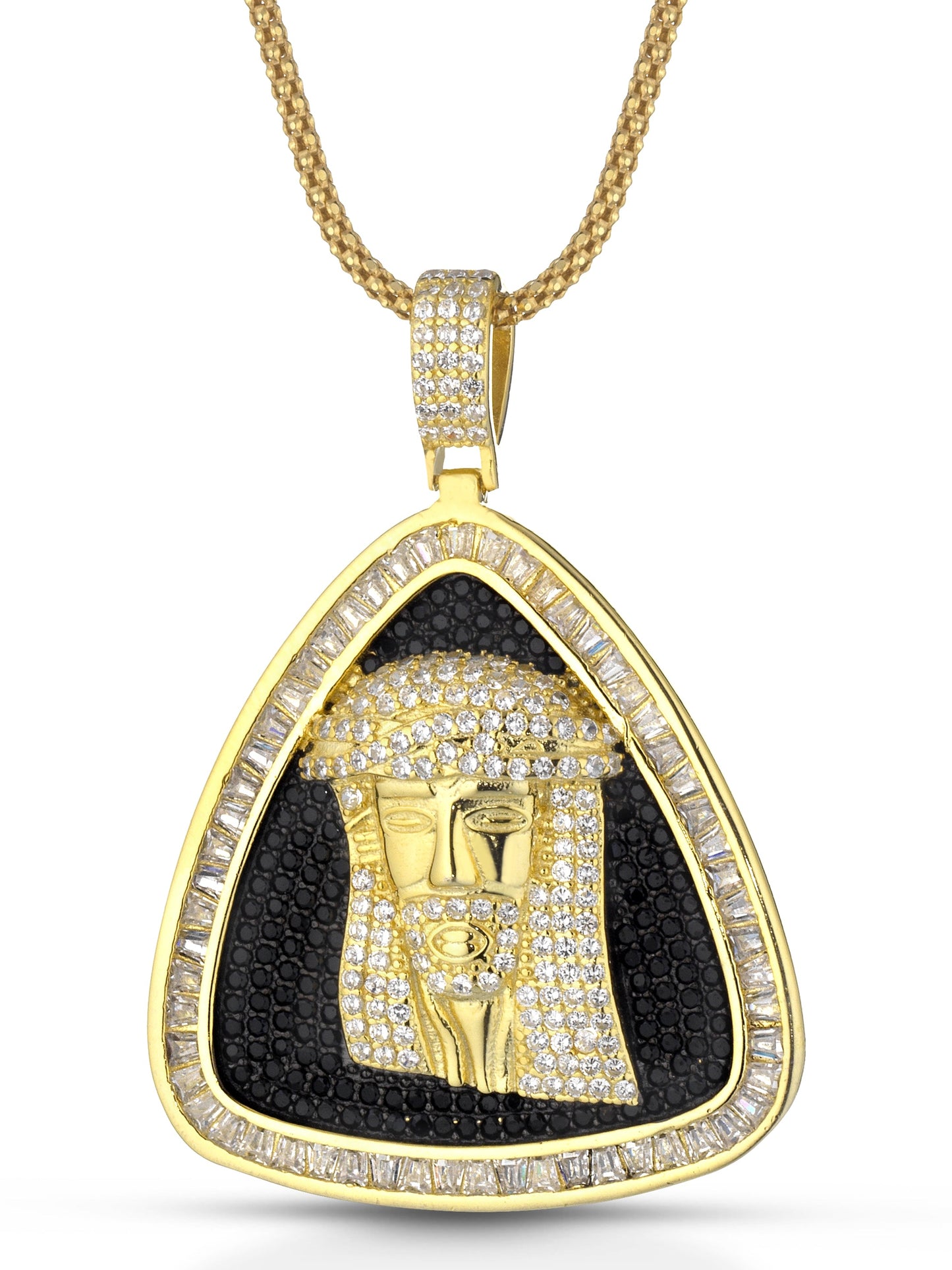 Collana "JESUS" Gold-Black