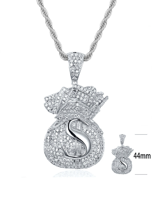 Collana "MONEY SACK" Silver