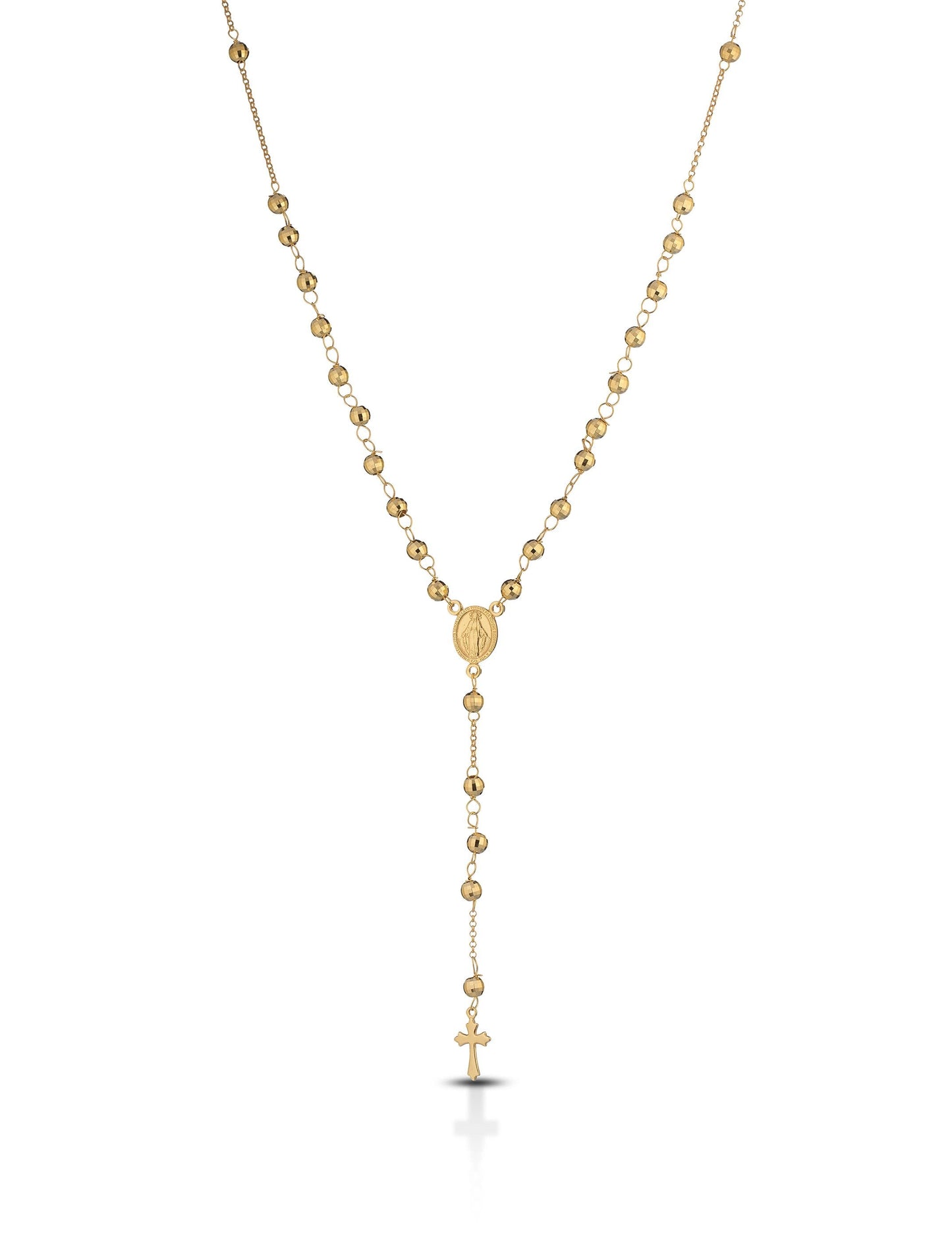 Collana "ROSARIO" Gold in Argento