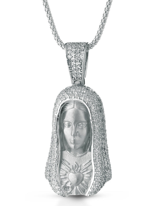 Collana "MADONNA VELATA" Silver