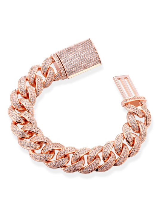 Bracciale "CUBAN LINK" Rose