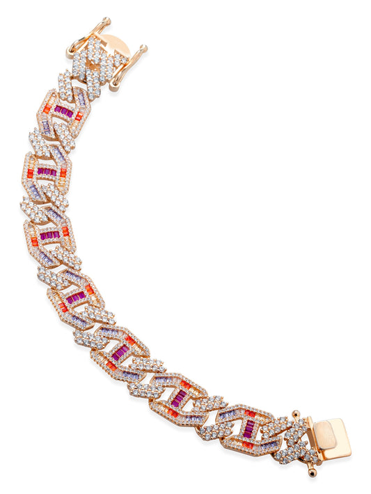 Bracciale "CUBAN ICE-RB" Rose