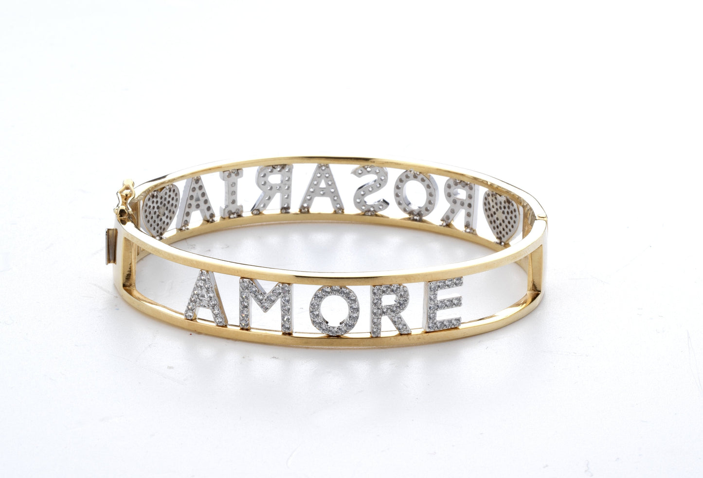 Bracciale "MANETTA" con due Nomi Personalizzato