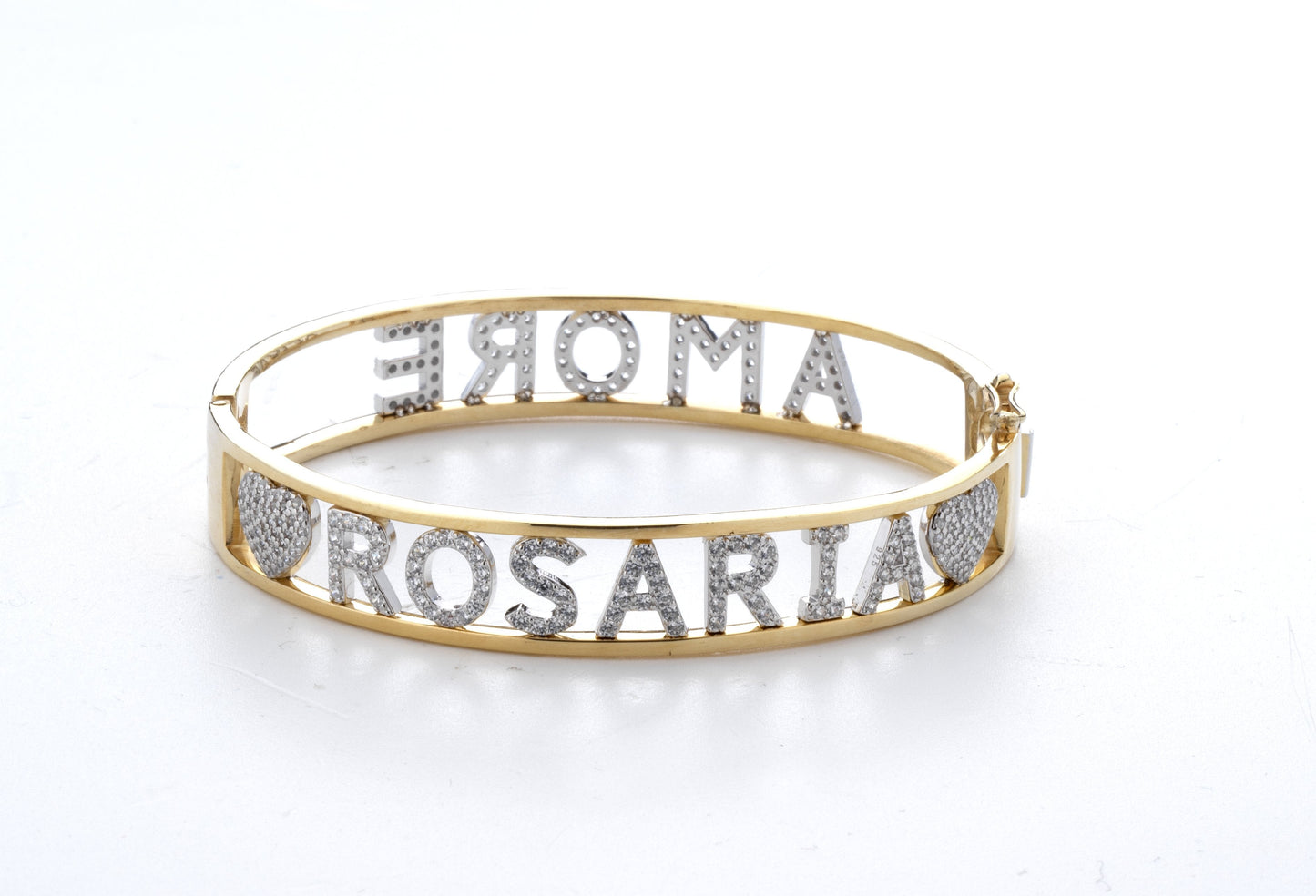 Bracciale "MANETTA" con due Nomi Personalizzato