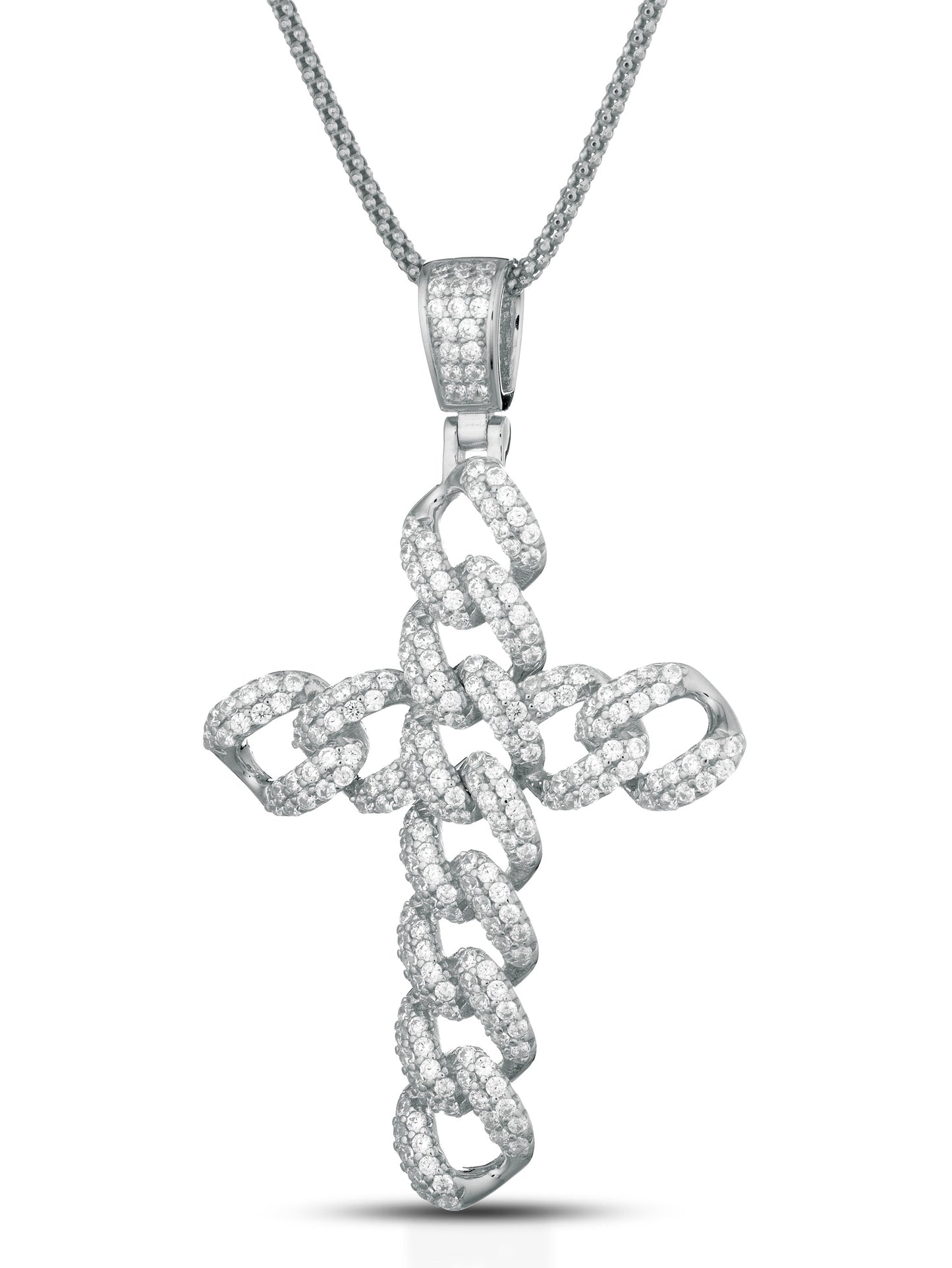 Collana "CUBAN-S CROSS" Silver