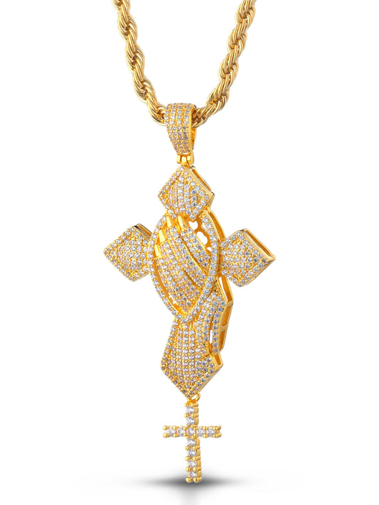 Collana "DOUBLE CROSS" Gold