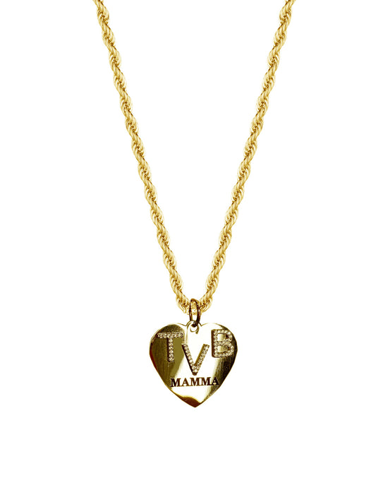 COLLANA "TVB MAMMA" Gold